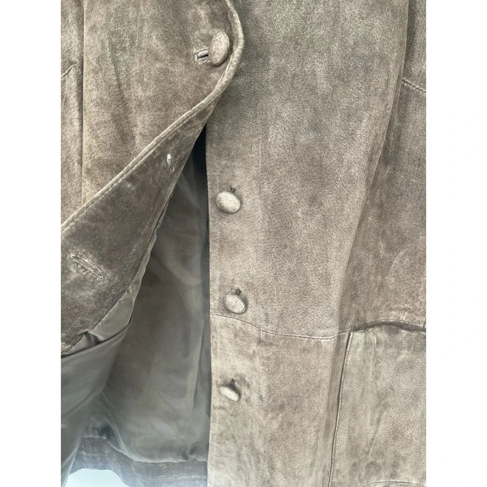 Jacket‎ Stan Herman Studio Brown Suede/100%Leather 100% Polyster Lining Size L